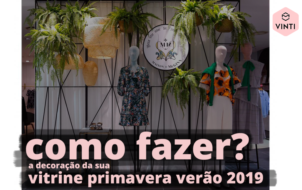 decoracao vitrine primavera verao